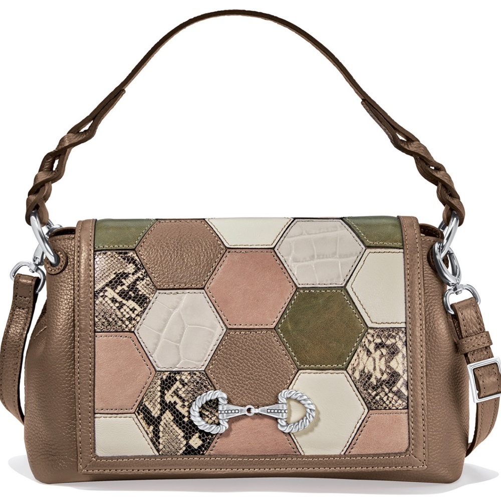 Brighton Off the Grid Meadow Medium Flap Bag